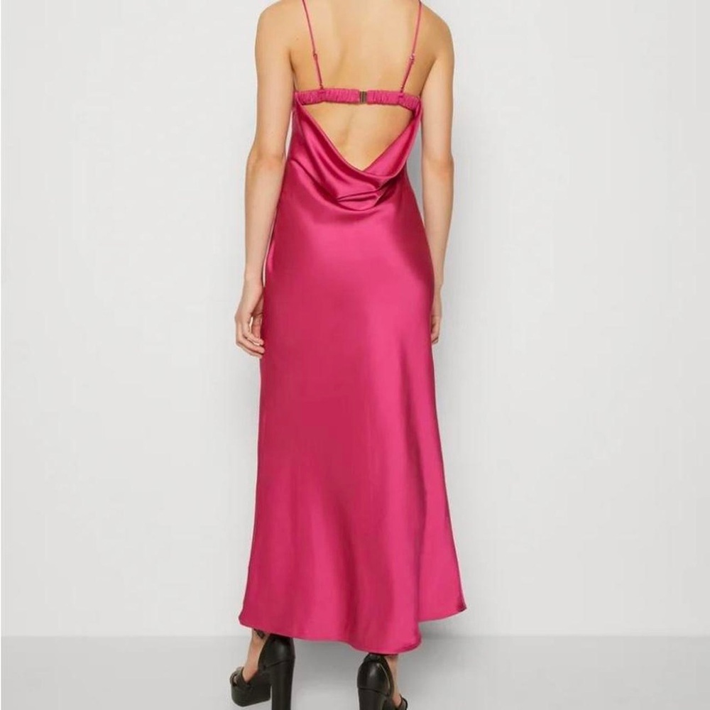 Abercrombie & Fitch Vibrant Fuchsia Strapless Dress